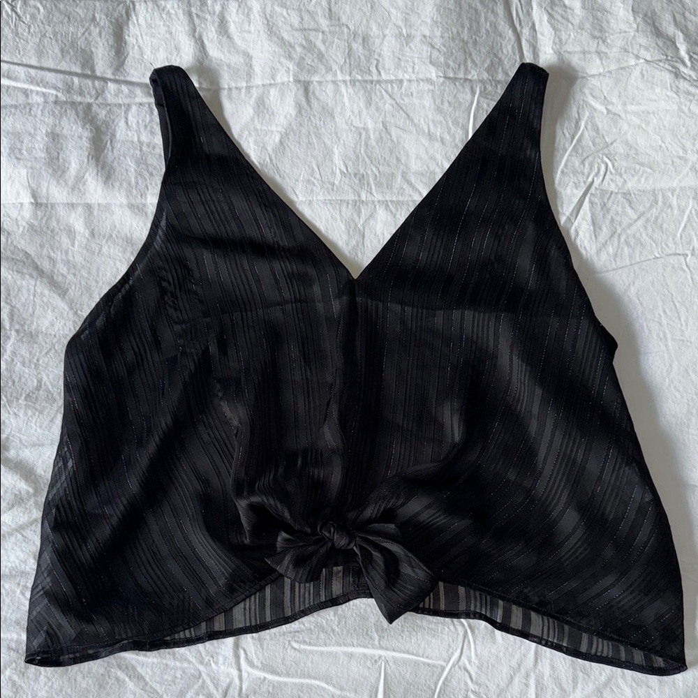 Black Sleeveless Top